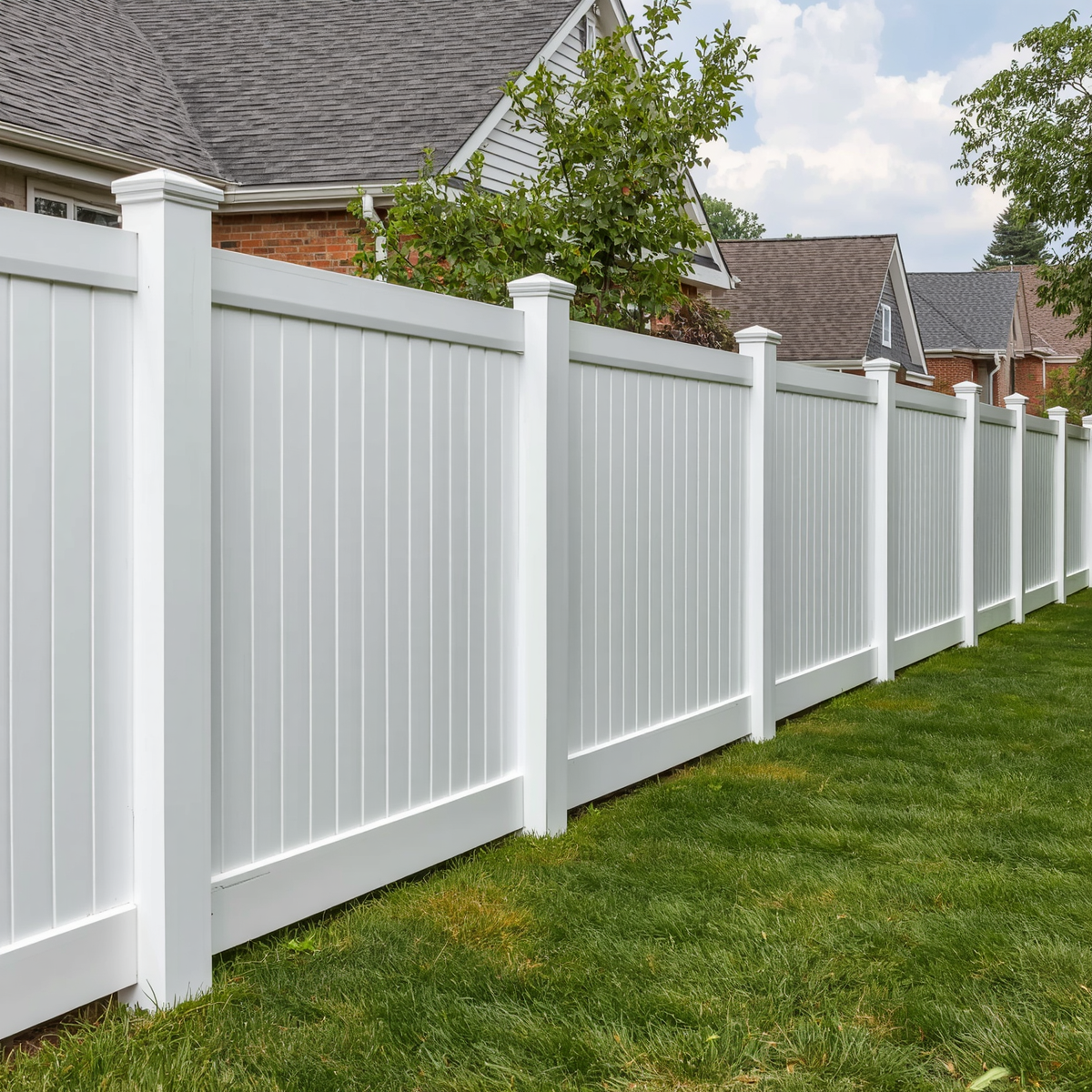 PVC vinyl fence